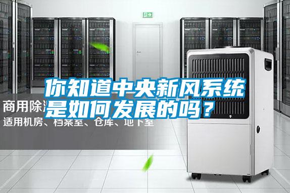 你知道中央新風(fēng)系統(tǒng)是如何發(fā)展的嗎？