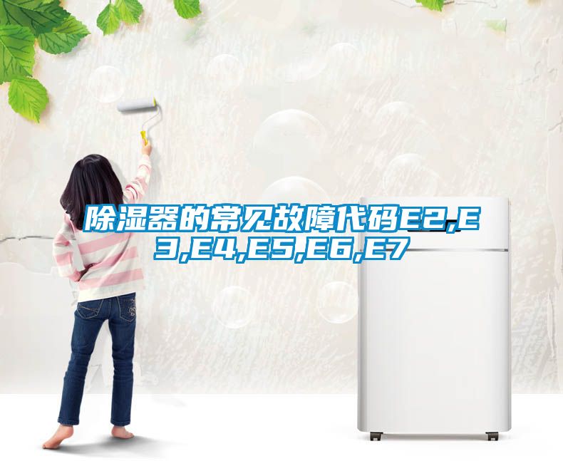 除濕器的常見故障代碼E2,E3,E4,E5,E6,E7