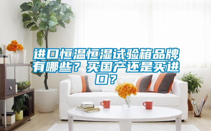 進(jìn)口恒溫恒濕試驗(yàn)箱品牌有哪些？買國(guó)產(chǎn)還是買進(jìn)口？
