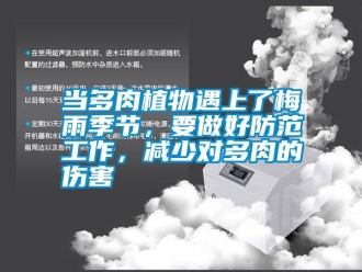 常見問題當多肉植物遇上了梅雨季節(jié)，要做好防范工作，減少對多肉的傷害