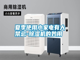 常見問題夏季使用小家電有大禁忌-除濕機(jī)的妙用